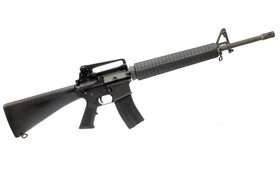 WE Tech M16A3 KATANA Rifle W/red cylinder (Black)-Rifles-Crown Airsoft
