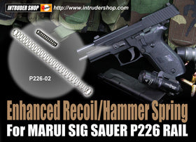 Enhanced Recoil/Hammer Spring for MARUI/KJ/WE P226 (150%)-Internal Parts-Crown Airsoft