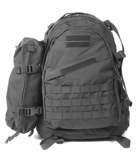 Phantom tactical gear 3Day combat backpack(Black)-Combat Gear-Crown Airsoft