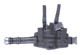 Phantom Tactical multi purpose holster w/ molle panel(Black)-Combat Gear-Crown Airsoft