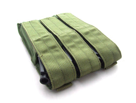 Phantom Tactical Triple MP5 magazine pouch (Olive Drab)-Combat Gear-Crown Airsoft