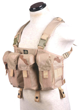 Phantom Tactical AK Chest Rig (Tri-desert )-Combat Gear-Crown Airsoft