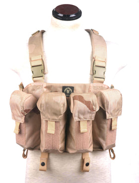 Phantom Tactical AK Chest Rig (Tri-desert )-Combat Gear-Crown Airsoft