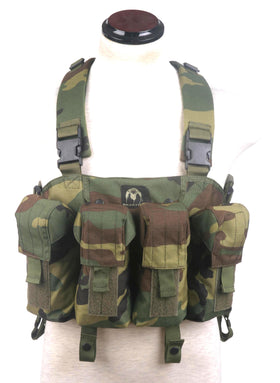 Phantom Tactical AK Chest Rig (Woodland)-Combat Gear-Crown Airsoft