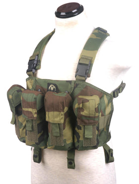 Phantom Tactical AK Chest Rig (Woodland)-Combat Gear-Crown Airsoft