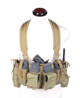 Phantom Tactical Combat Chest Rig (Tan)-Combat Gear-Crown Airsoft