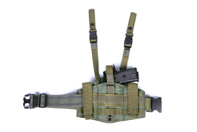 Phantom Tactical multi purpose holster w/ MOLLE panel (Olive Drab)-Combat Gear-Crown Airsoft