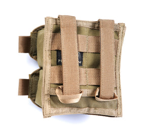 Phantom Tactical RAV Horizontal M4 double mag pouch (Tan)-Combat Gear-Crown Airsoft