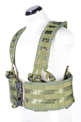 Phantom Tactical LBE Webbing MOLLE platform (Olive Drab)-Combat Gear-Crown Airsoft