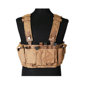 Nylon Low profile Combat Chest Rig-Combat Gear-Crown Airsoft