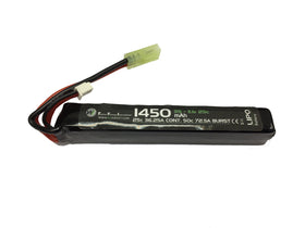 WETTI 1450mAh Li-Po 3S 11.1V 25C stick pack-Batteries-Crown Airsoft