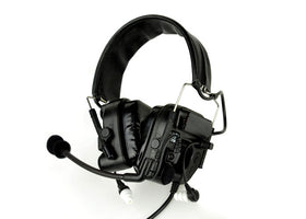 Z tactical Zcomtac IV Headset Z038 (Black)-Radio Accessories-Crown Airsoft