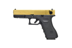 WE Tech G series G18C GBB Pistol TITANIUM GOLD-Pistols-Crown Airsoft