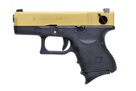 WE TECH G26 Pistol Full Auto Ver. (Titanium Gold)-Pistols-Crown Airsoft