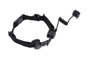 Z tactical Throat Mic Adapter Z045 (Black)-Radio Accessories-Crown Airsoft