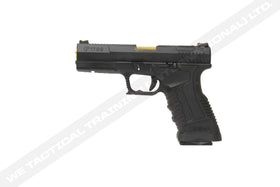 WE Tech GP1799 T1 Black Metal Slide Gold Barrel Pistol(BK/GD/BK)-Pistols-Crown Airsoft