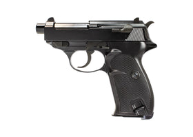 WE Tech Classic P38 S GBB Pistol (Black)-Pistols-Crown Airsoft