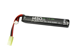 WETTI 1450mAh Li-Po 2S 7.4V 25C stick pack-Batteries-Crown Airsoft