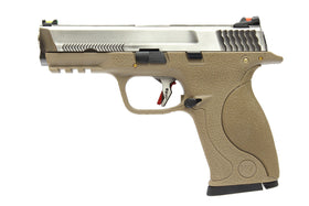 WE Tech BB FORCE GBB Pistol T8A (SV Slide/SV Barrel/Tan Frame-Pistols-Crown Airsoft