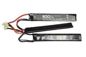 WETTI 1100mAh Li-Fe 3S 9.9V 20C 3-split pack-Batteries-Crown Airsoft