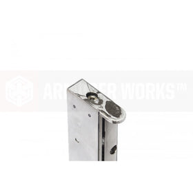 AW custom NEMG08 1911 SINGLE STACK GAS MAGAZINE FOR NE21 SERIES SILVER-Pistol Magazines-Crown Airsoft