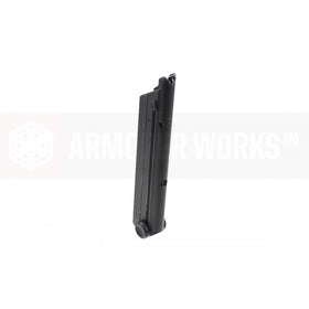 AW Custom K00 Series A180 GBB Magazines (P08/Black)-Pistol Magazines-Crown Airsoft