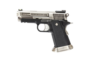 WE Tech Hi-Capa Force 3.8 Brontosaurus GBB Pistol (Silver)-Pistols-Crown Airsoft