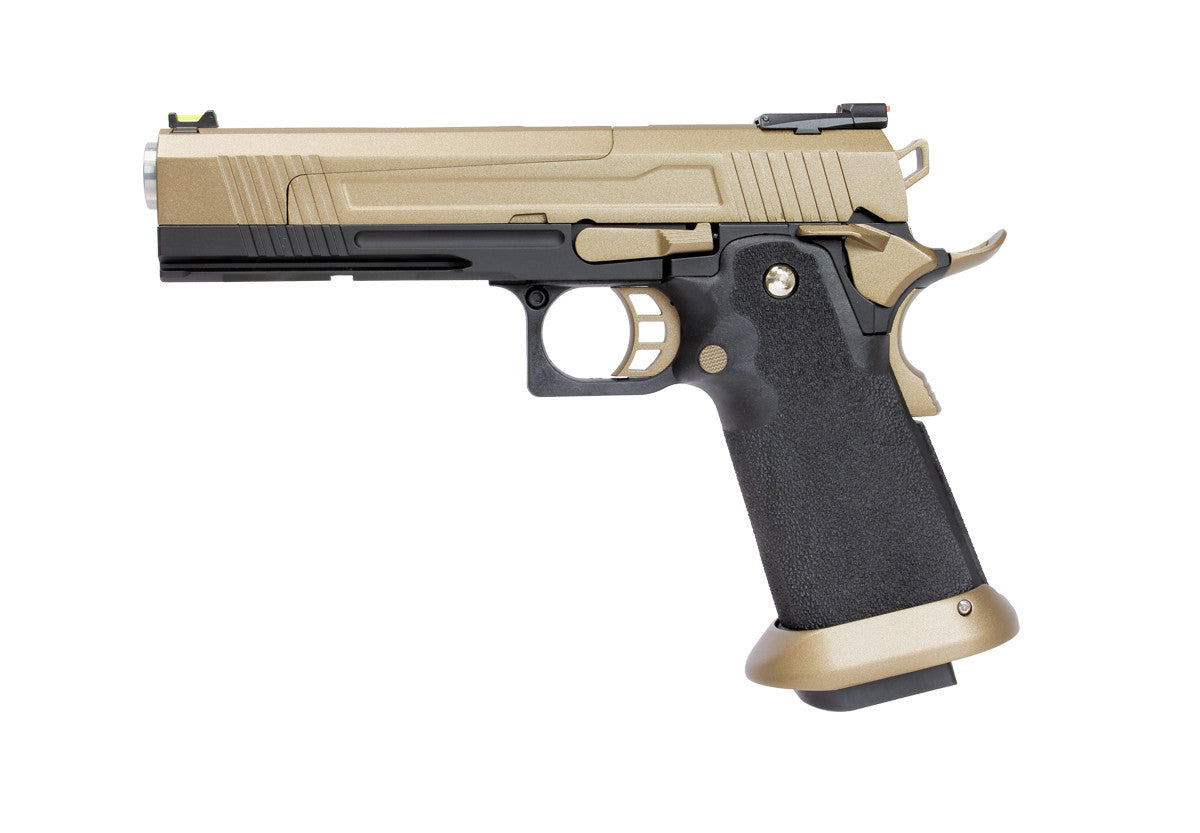AW Custom AW-HX1001 Split Frame Hi-Capa GBB Pistol (Two-Tone)