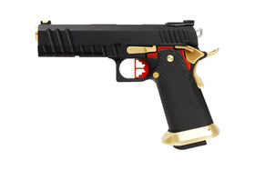 AW Custom AW-HX2002 Hi-Capa GBB Pistol (Gold/Black)-Pistols-Crown Airsoft