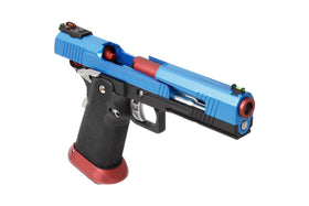 AW Custom AW-HX1005 Split Frame Hi-Capa GBB Pistol (BLUE)-Pistols-Crown Airsoft