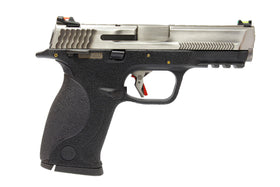 WE Tech BB FORCE GBB Pistol T6A Full-Auto(SV Slide/SV Barrel/BK Frame)-Pistols-Crown Airsoft