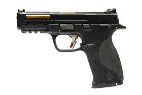 WE Tech BB FORCE GBB Pistol T1B Full-Auto(BK Slide/GD Barrel/BK Frame)-Pistols-Crown Airsoft