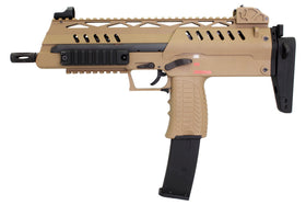 WE Tech SMG 8 GBBR (Tan)-Rifles-Crown Airsoft