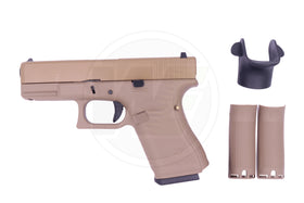WE G19 GEN5 SECRET TAN AUTO-Pistols-Crown Airsoft
